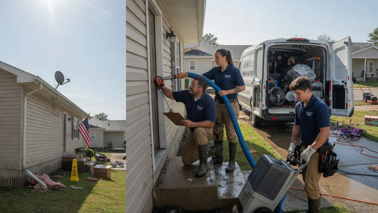 Ceiling Water Damage Restoration in Herman, MN near me